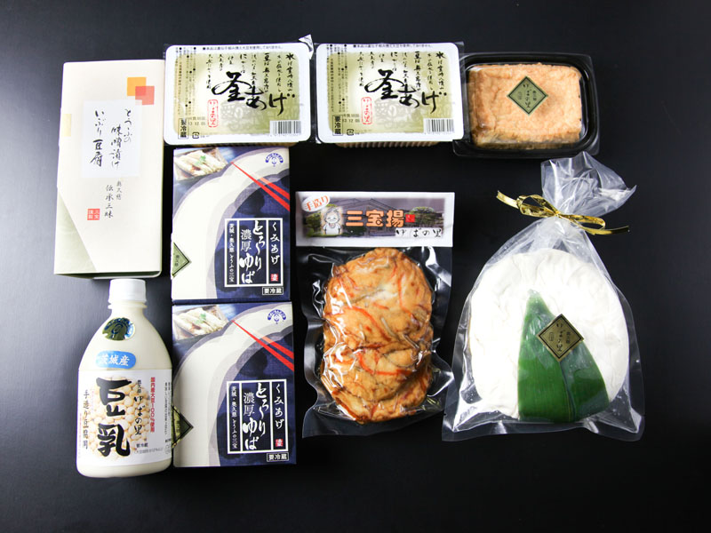 商品ラインナップ | 茨城 ゆばの里｜ゆば・豆腐料理・おから・豆乳・こんにゃく
